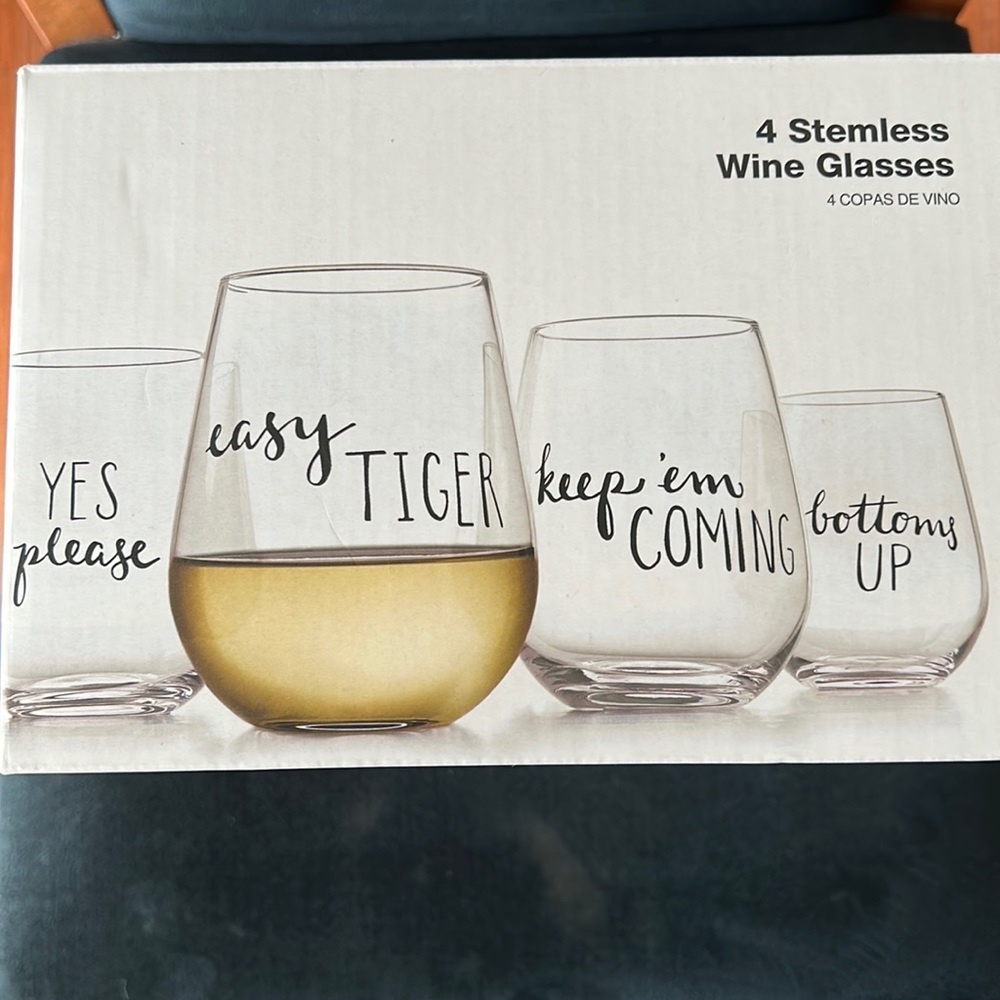 Stemless Wine Glasses